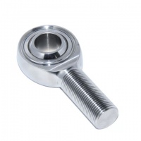 ARHT6E-CR (ARHT6E(R)) 3/8'' 3 Piece Heavy Duty Male Rodend Bearing 7/16UNF Right Hand Thread Stainless Steel/PTFE - Race Quality